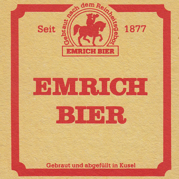 Emrich Bier Kusel / Weck & Co
